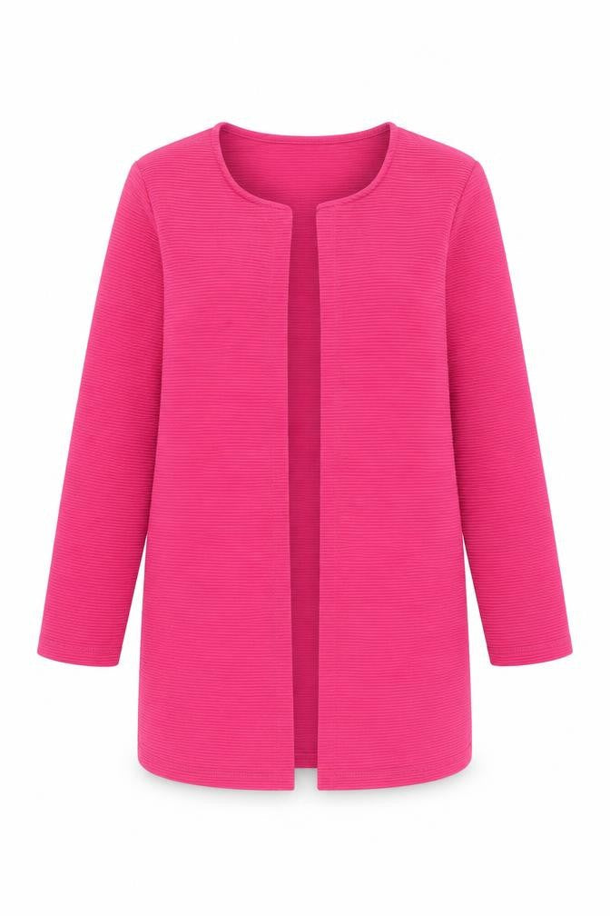 Only  Womens Pink Round Neck  Polyester Cardigan Jumper Size XS