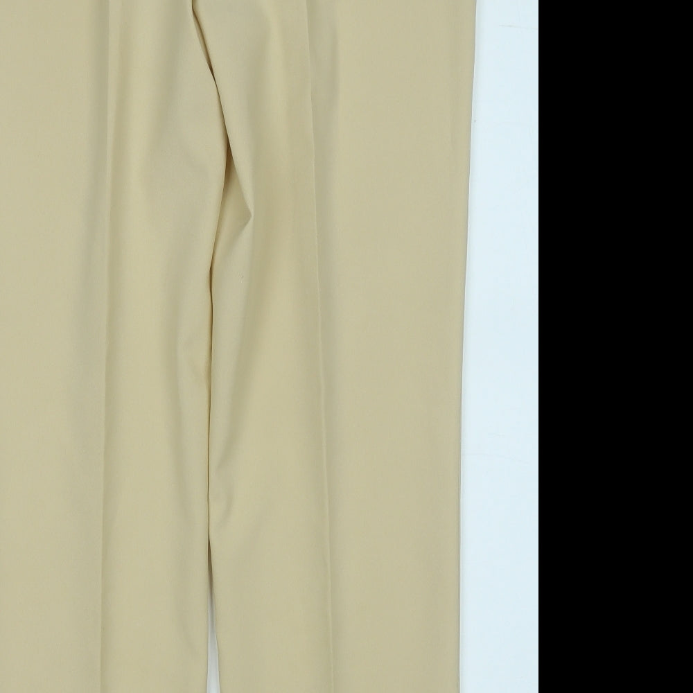 canda Womens Beige  Polyester Trousers  Size 20 L28 in Regular