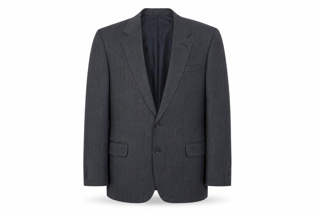 Canda Mens Grey  Polyester Jacket Suit Jacket Size 44