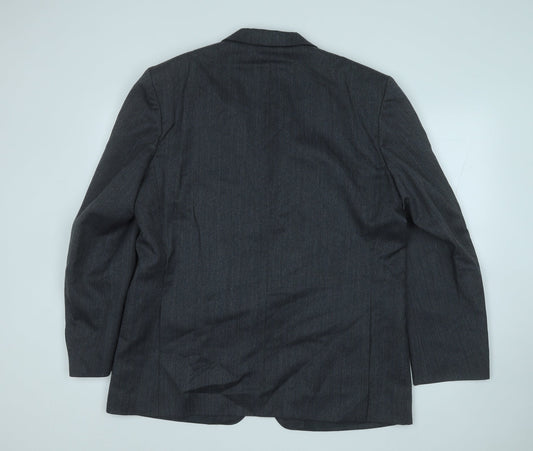 Canda Mens Grey  Polyester Jacket Suit Jacket Size 44