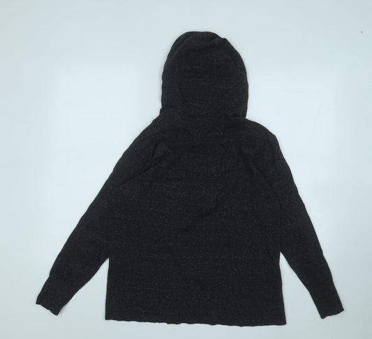 Gap Womens Grey  Cotton Pullover Hoodie Size M