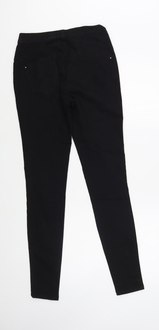 Denim Co. Womens Black  Cotton Jegging Jeans Size 6 L32 in Regular