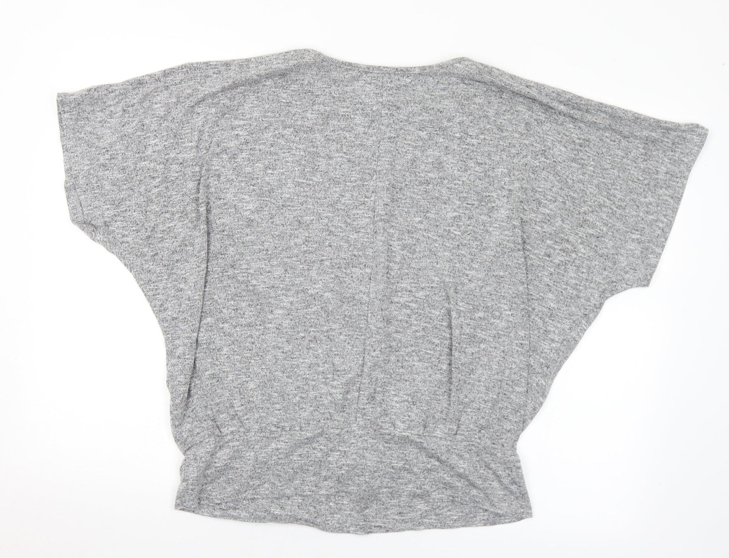 New Look Womens Grey Round Neck  Polyester Pullover Jumper Size L