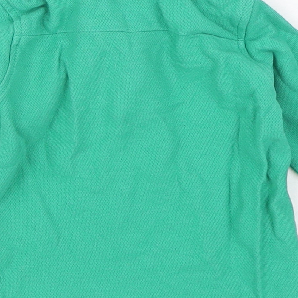 Dunnes Stores Boys Green  100% Cotton Basic Polo Size 3-6 Months Collared Pullover - Ireland