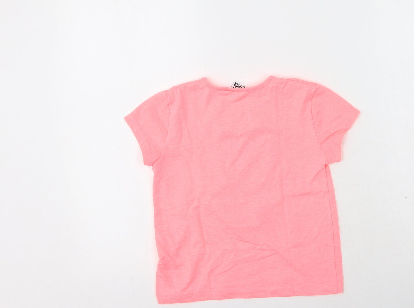Primark  Girls Pink  Polyester Basic Casual Size 5-6 Years Round Neck  - Minnie Mouse