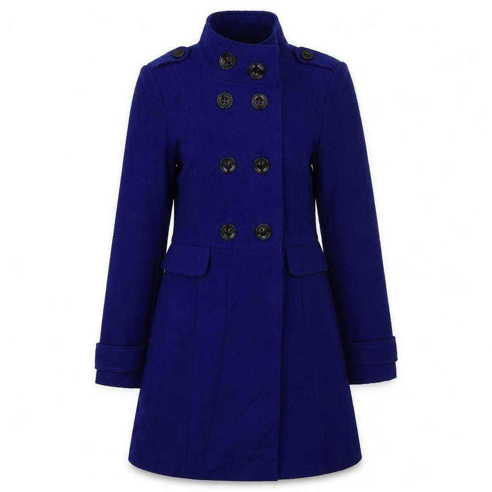 Marks & Spencer Womens Blue   Trench Coat Coat Size 8