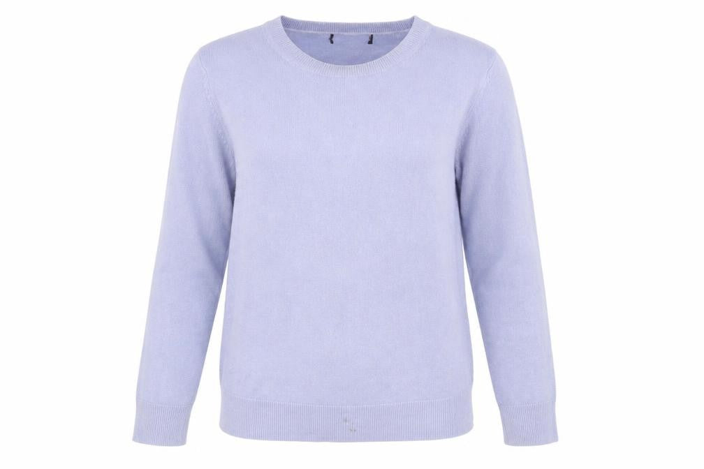 Marks and Spencer Womens Blue Boat Neck  Acrylic Pullover Jumper Size 12