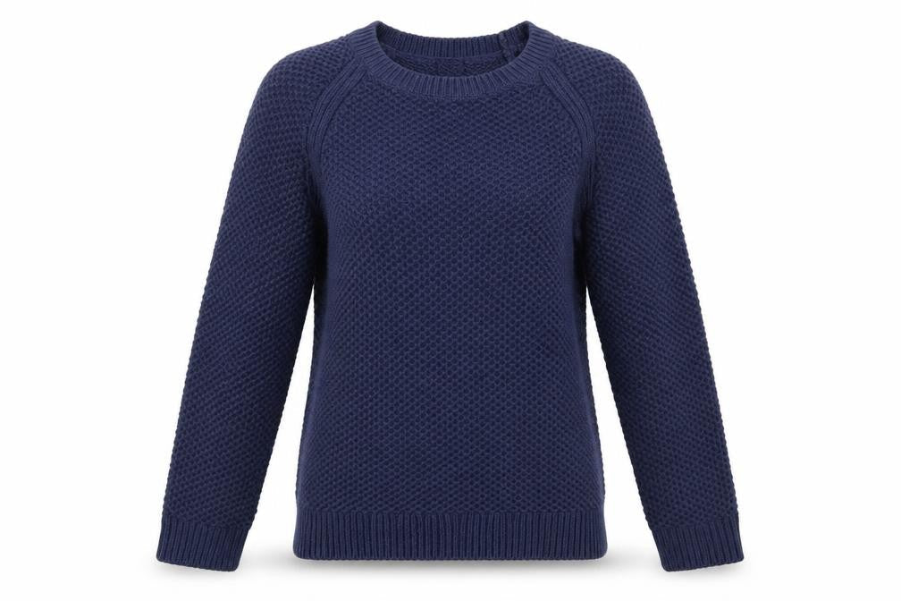Gap Womens Blue Scoop Neck  Acrylic Pullover Jumper Size M