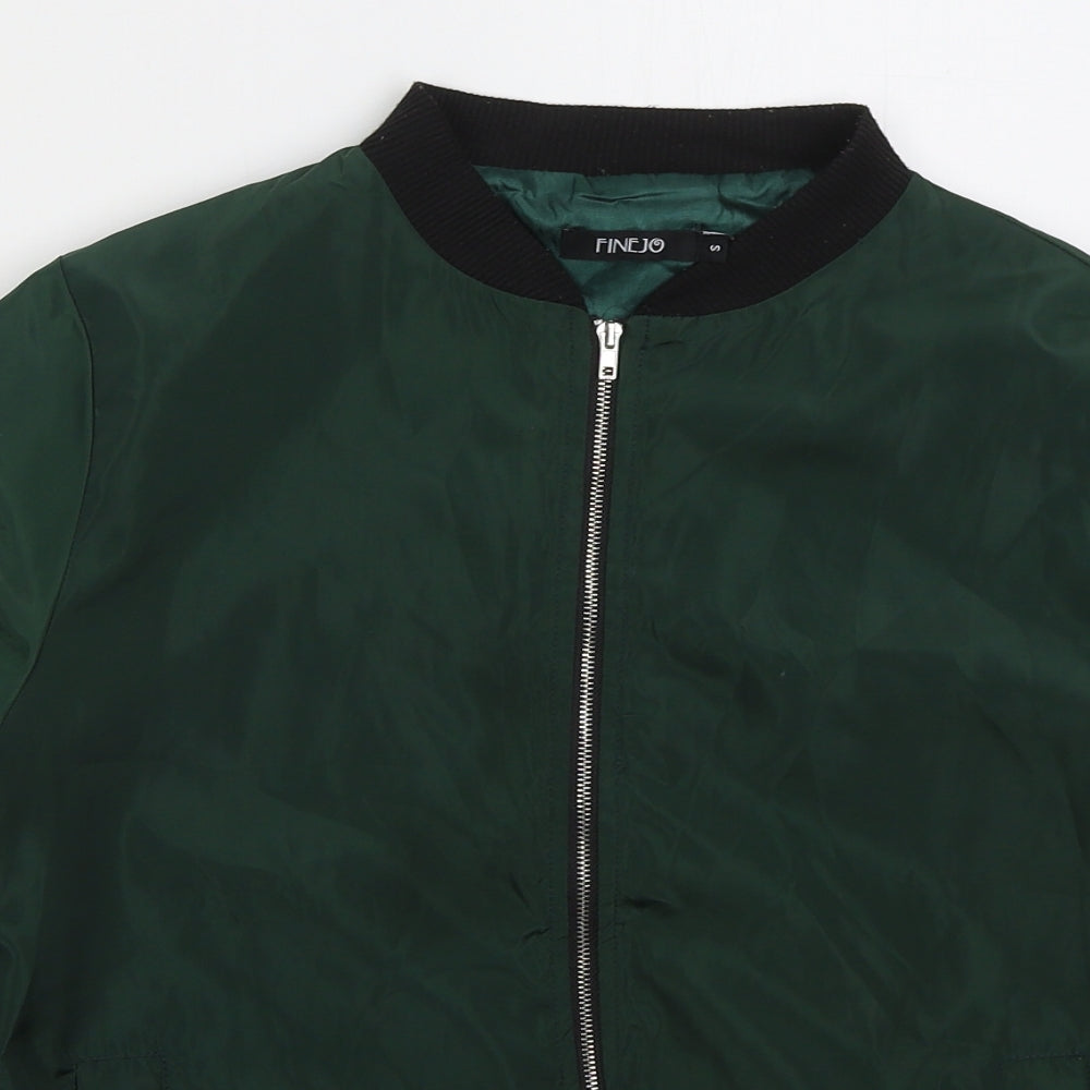 Finejo Womens Green   Jacket  Size S  Zip