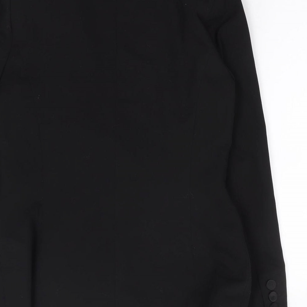 Dorothy Perkins Womens Black  Polyester Jacket Suit Jacket Size 10