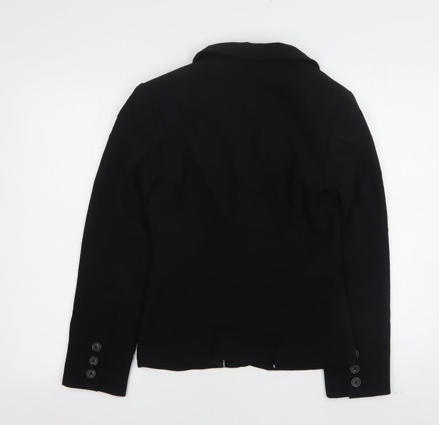 John Lewis  Womens Black  Polyester Jacket Suit Jacket Size 8