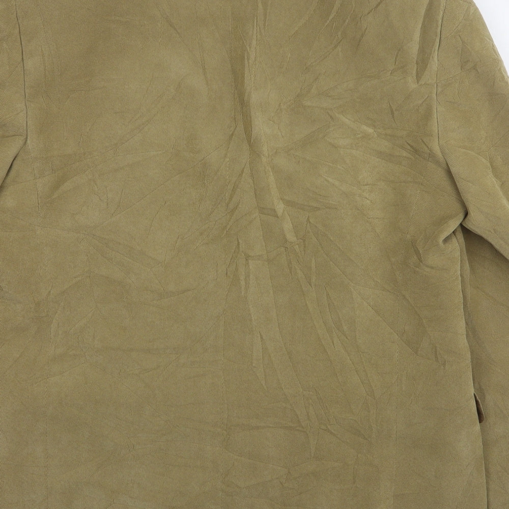 Marks and Spencer Mens Beige  Polyester Jacket Suit Jacket Size 40