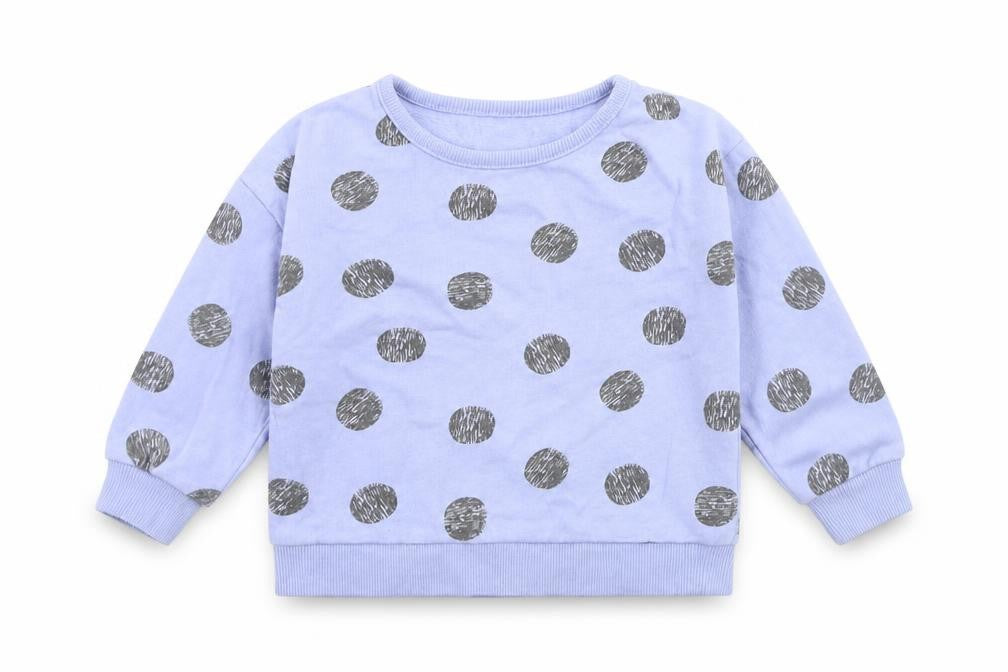 John Lewis Boys Blue Polka Dot Cotton Pullover Jumper Size 3-6 Months  Pullover