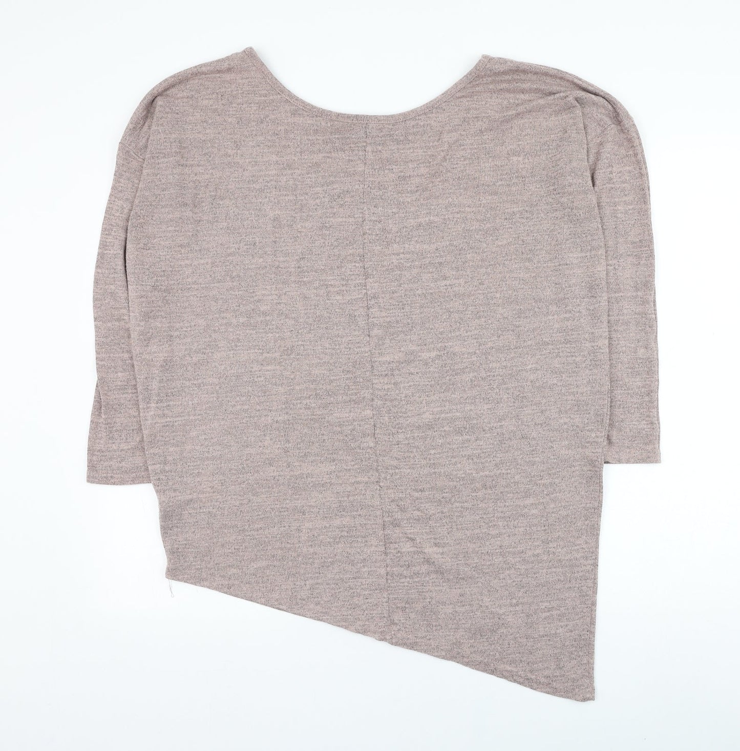 New Look Womens Purple Round Neck  Polyester Pullover Jumper Size M
