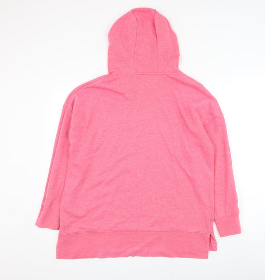 Dunnes Stores Womens Pink  Polyester Pullover Hoodie Size M  Pullover