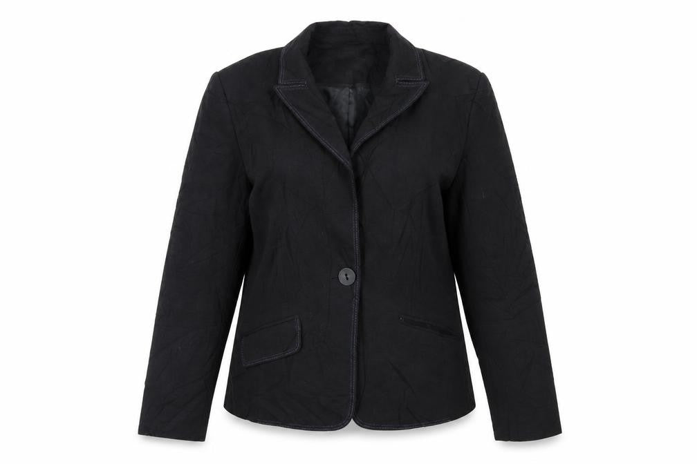Marks & Spencer Womens Black   Jacket Blazer Size 12  Button