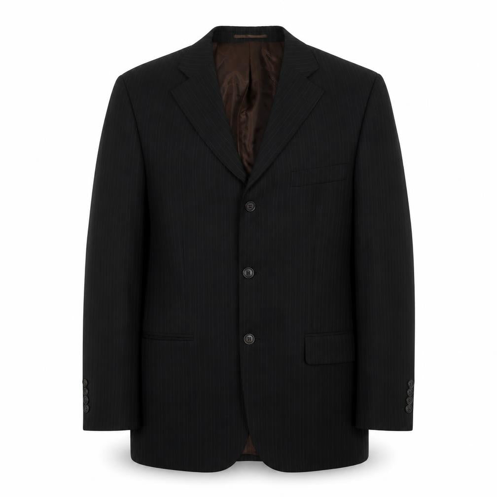 Taylor & Wright Mens Black  Wool Jacket Suit Jacket Size 38