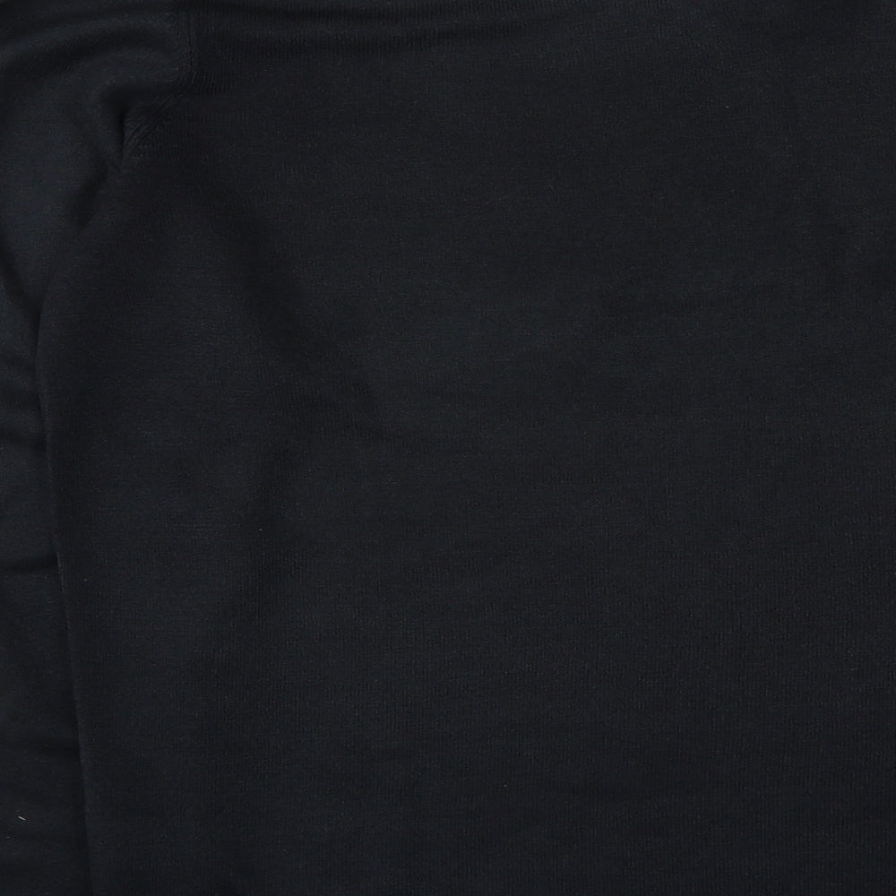 Marks and Spencer Mens Blue V-Neck  Acrylic Pullover Jumper Size L
