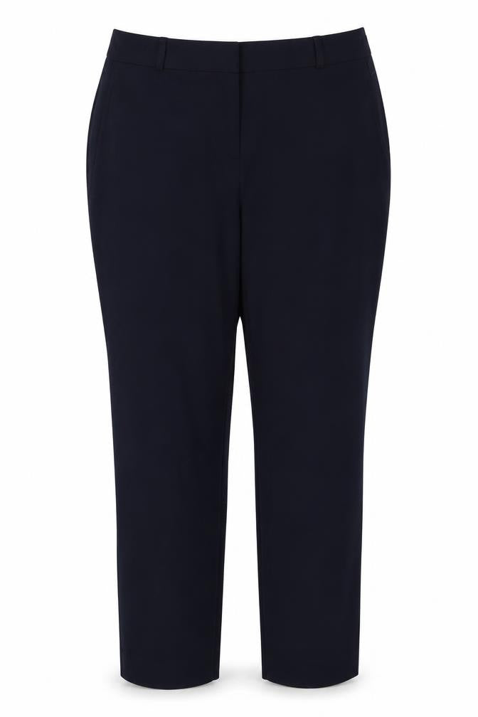Dunnes Womens Blue  Polyester Trousers  Size 14 L28 in Regular