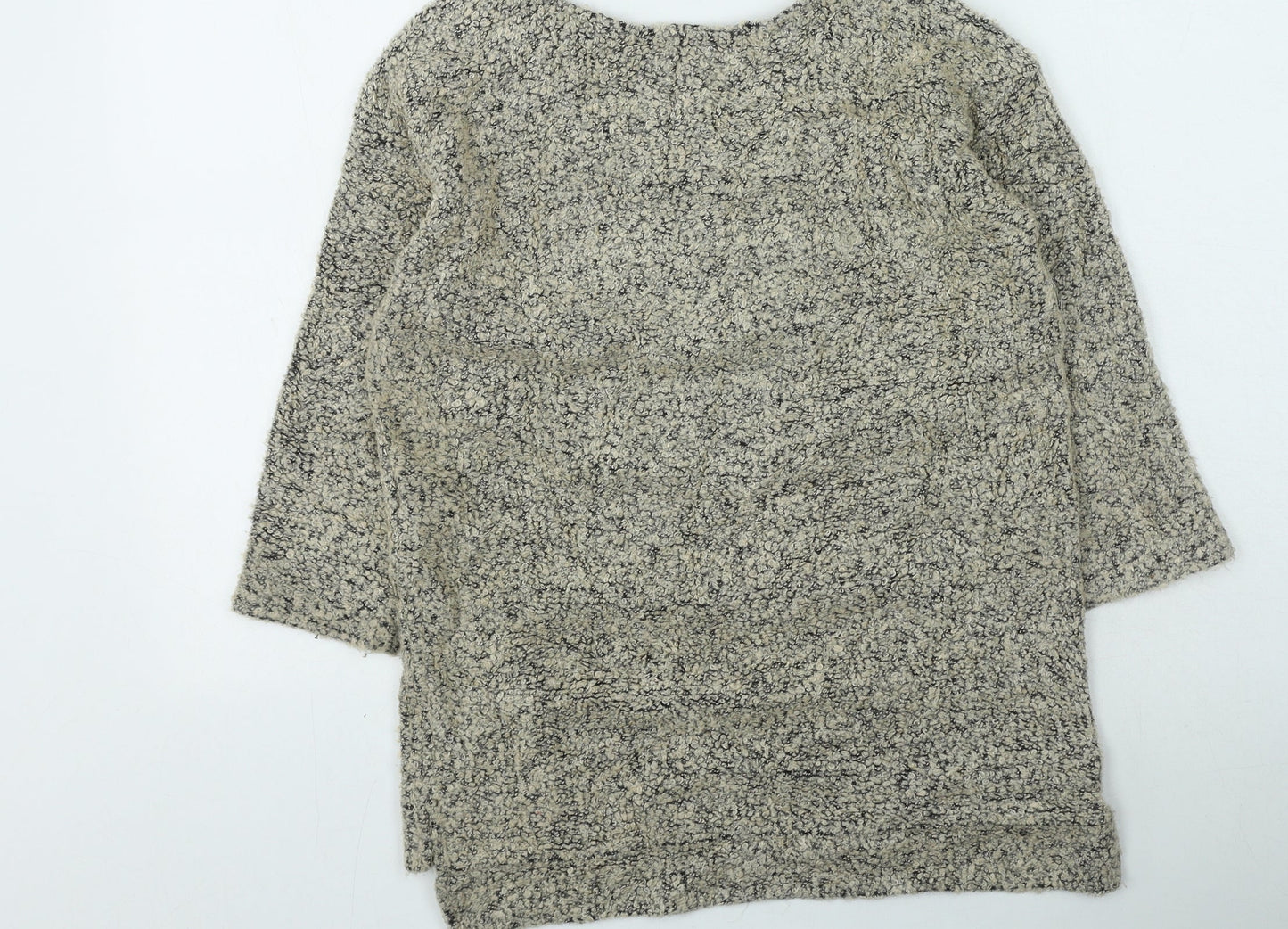NEXT Womens Brown Round Neck  Acrylic Pullover Jumper Size 10