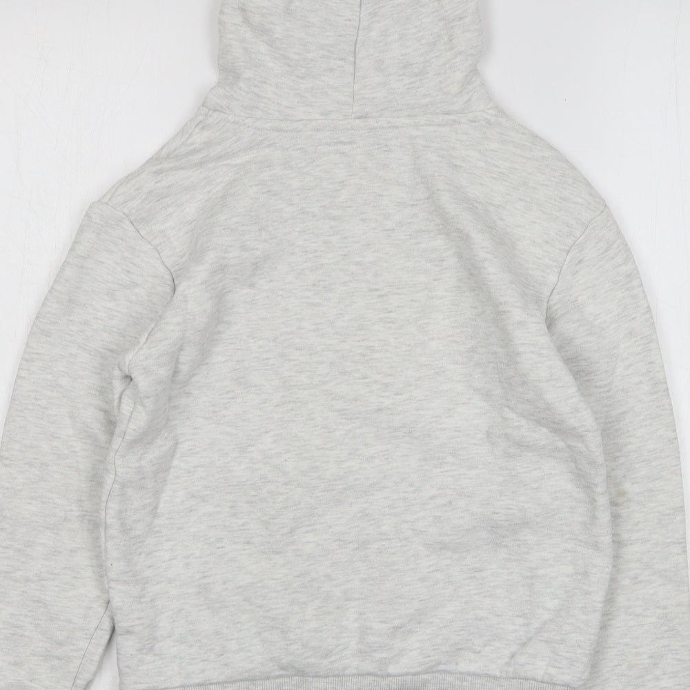 Primark Girls Grey  Cotton Pullover Hoodie Size 10-11 Years