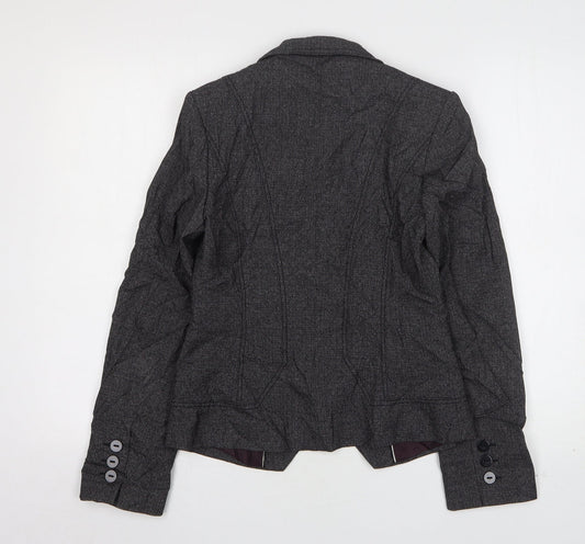 NEXT Womens Grey  Polyester Jacket Suit Jacket Size 8