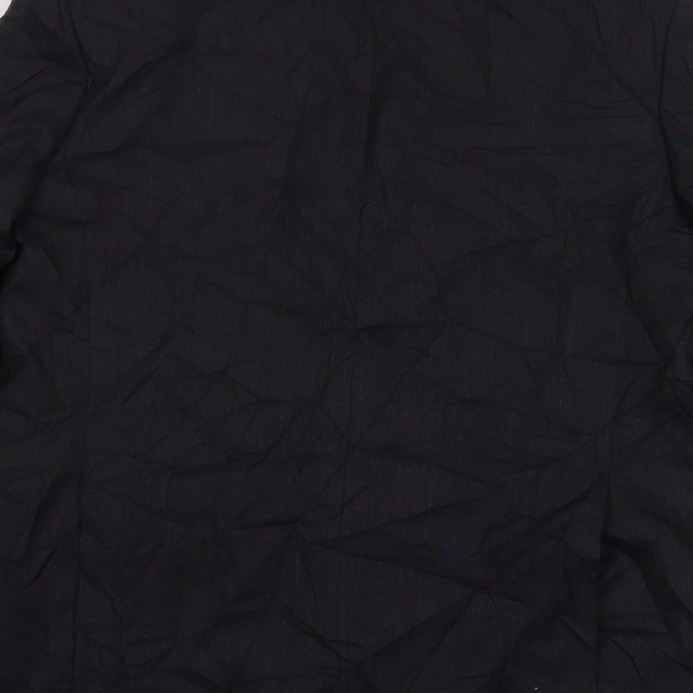 Marks and Spencer Mens Grey  Wool Jacket Suit Jacket Size 44