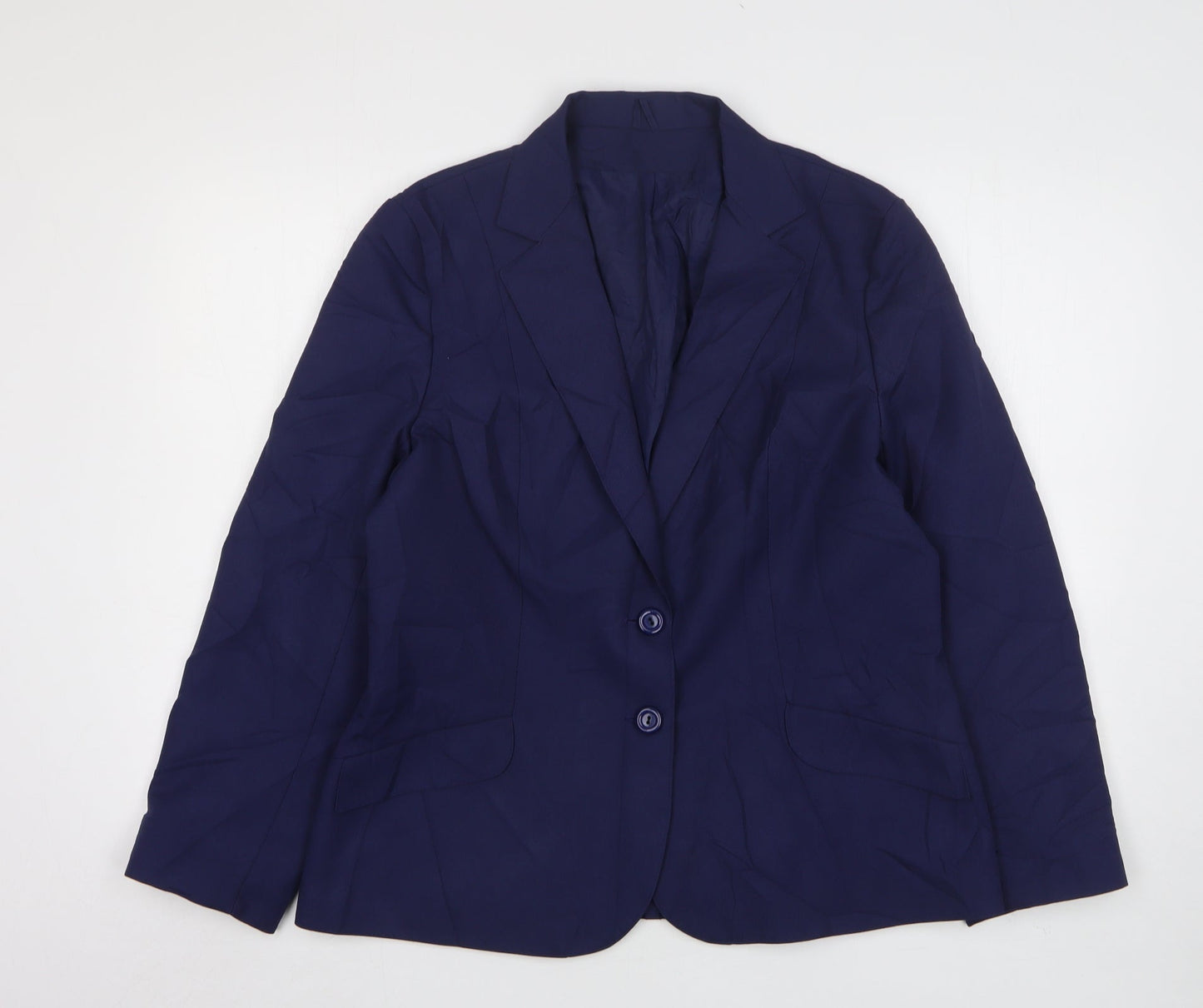 Original Fashion  Womens Black  Polyester Jacket Suit Jacket Size 18