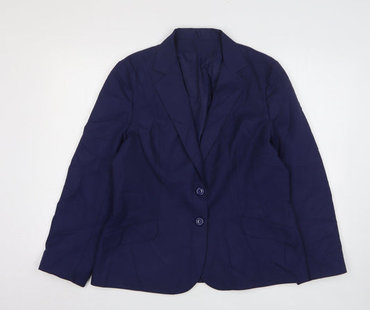 Original Fashion  Womens Black  Polyester Jacket Suit Jacket Size 18