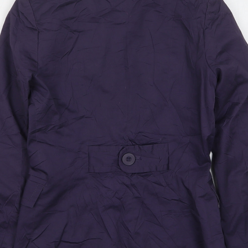New Look Womens Blue  Cotton Jacket Suit Jacket Size 10