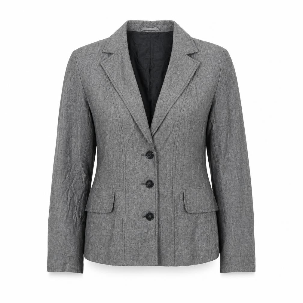 Marks and Spencer Womens Grey  Polyester Jacket Suit Jacket Size 12