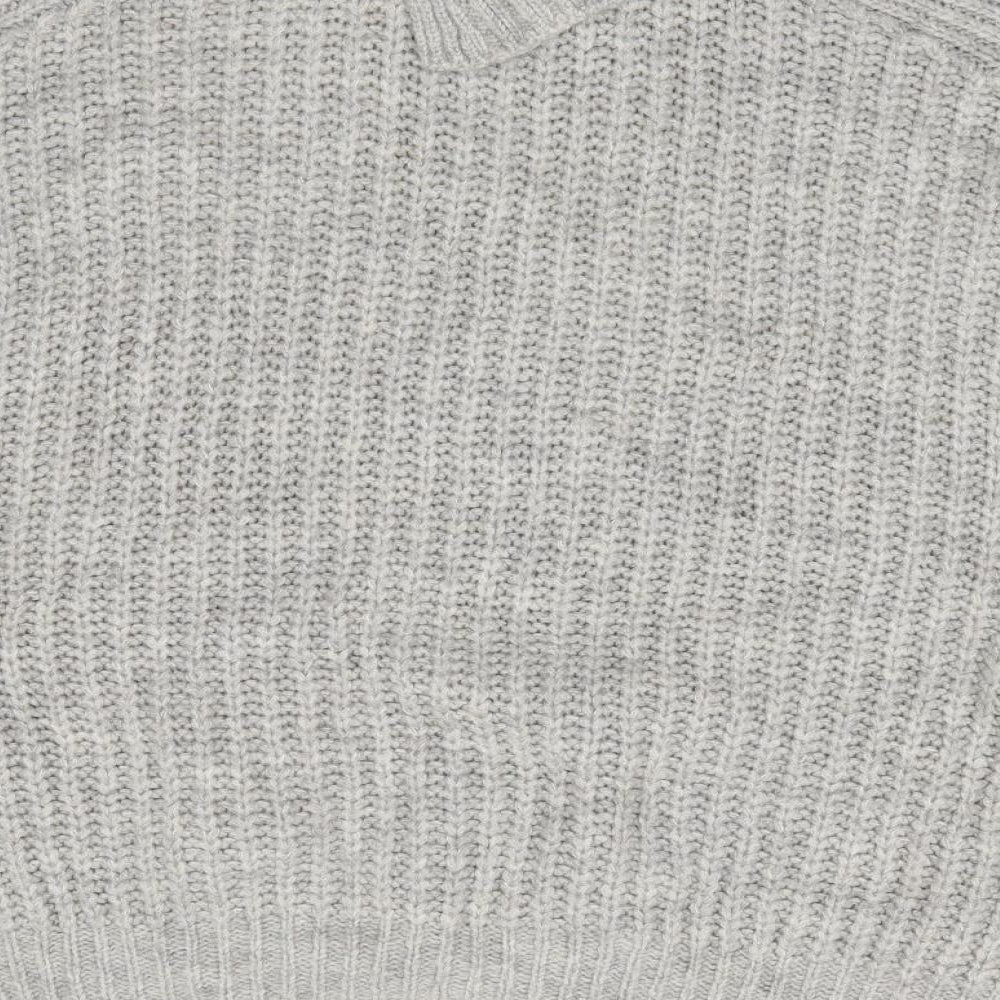 Preworn Womens Grey Roll Neck  Acrylic Pullover Jumper Size XL