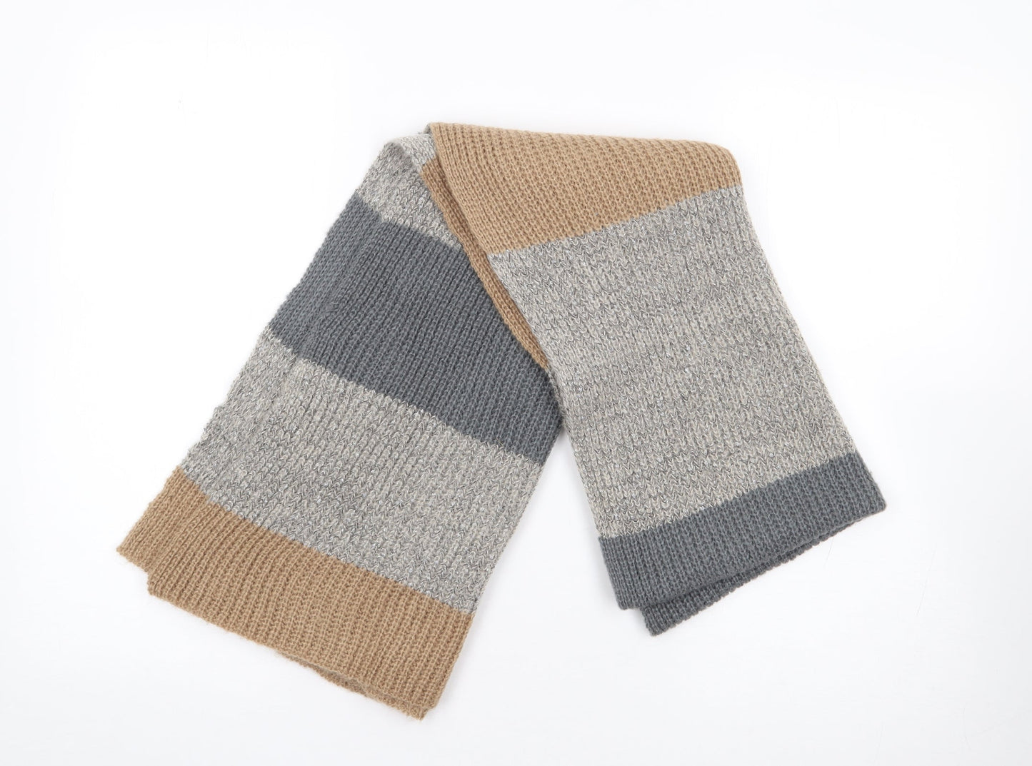 NEXT Womens Multicoloured Striped Nylon  Scarf
