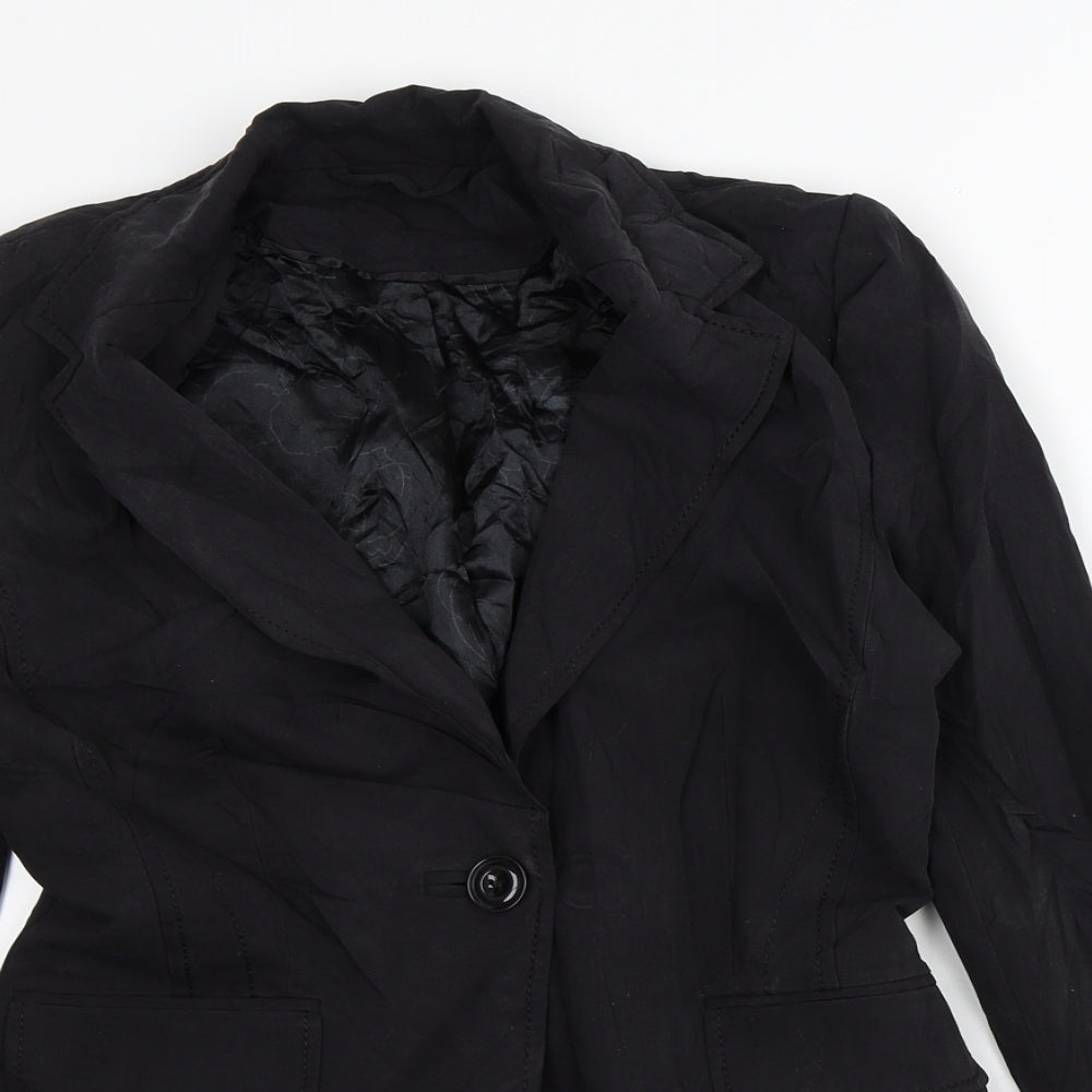 Dorothy Perkins Womens Black   Jacket Blazer Size 8