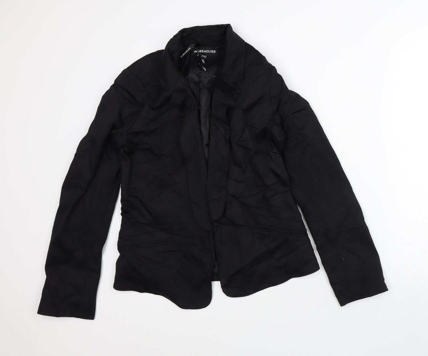 Warehouse Womens Black   Jacket Blazer Size 12
