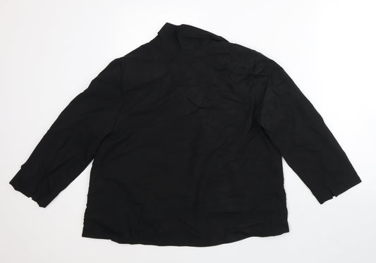 Max Womens Black   Jacket Blazer Size 16