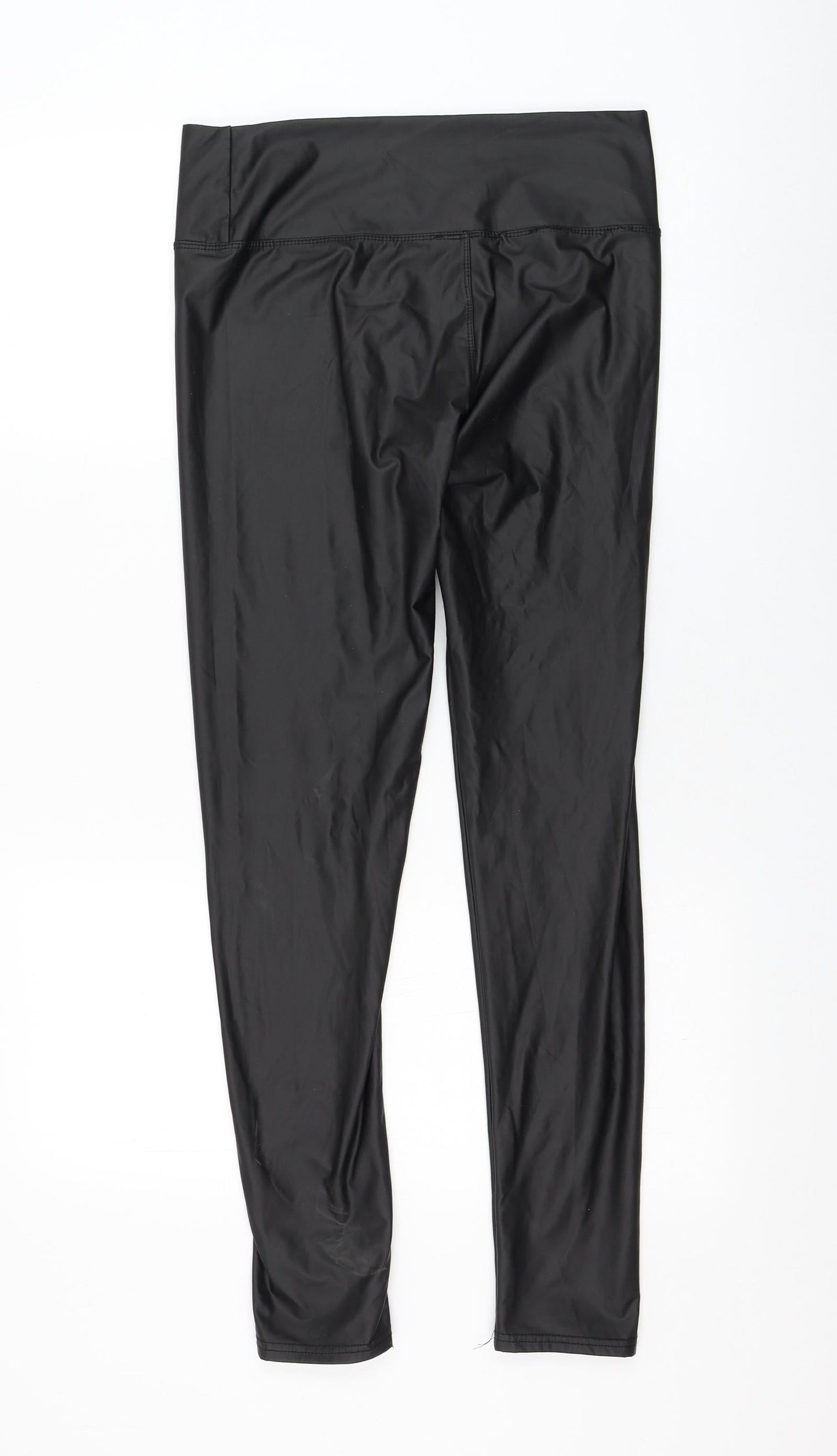 Venessa Nucci Womens Black  Polyamide Capri Leggings Size 30 in L28 in
