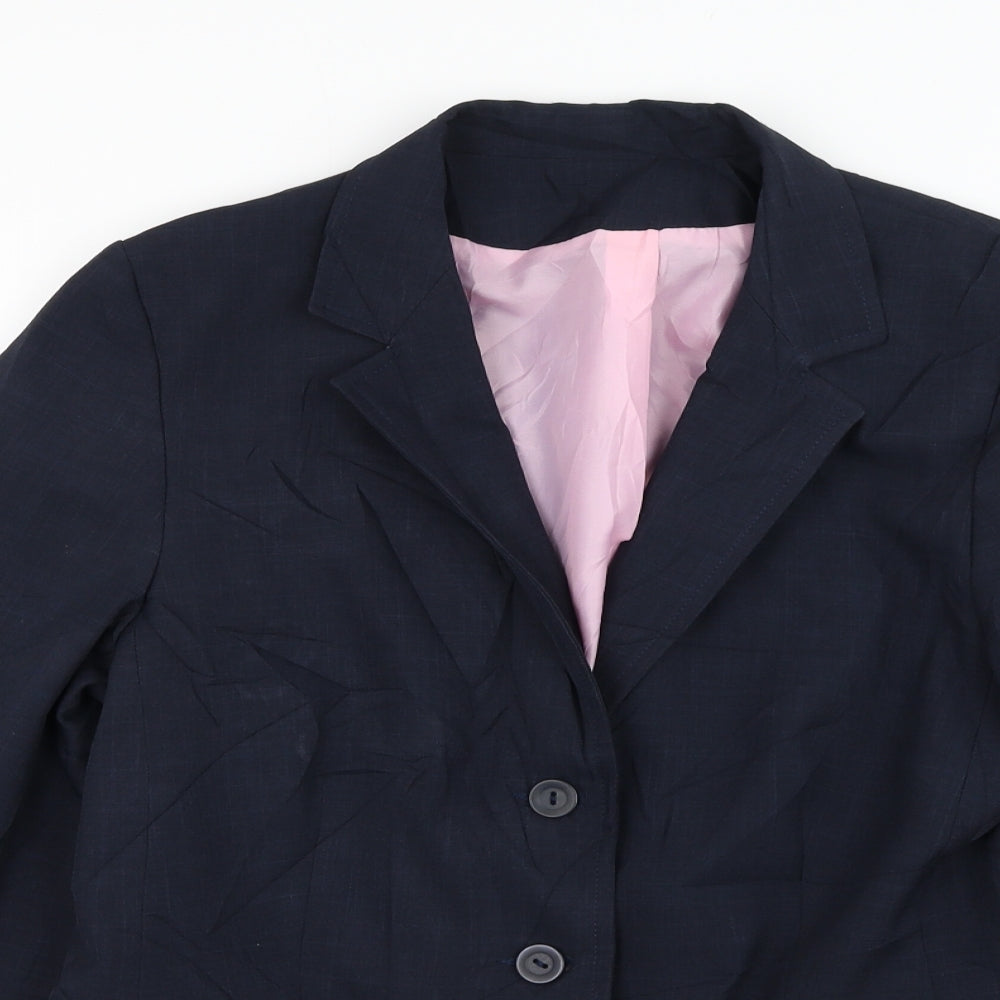 NL Collection Womens Blue   Jacket Blazer Size 16  Button