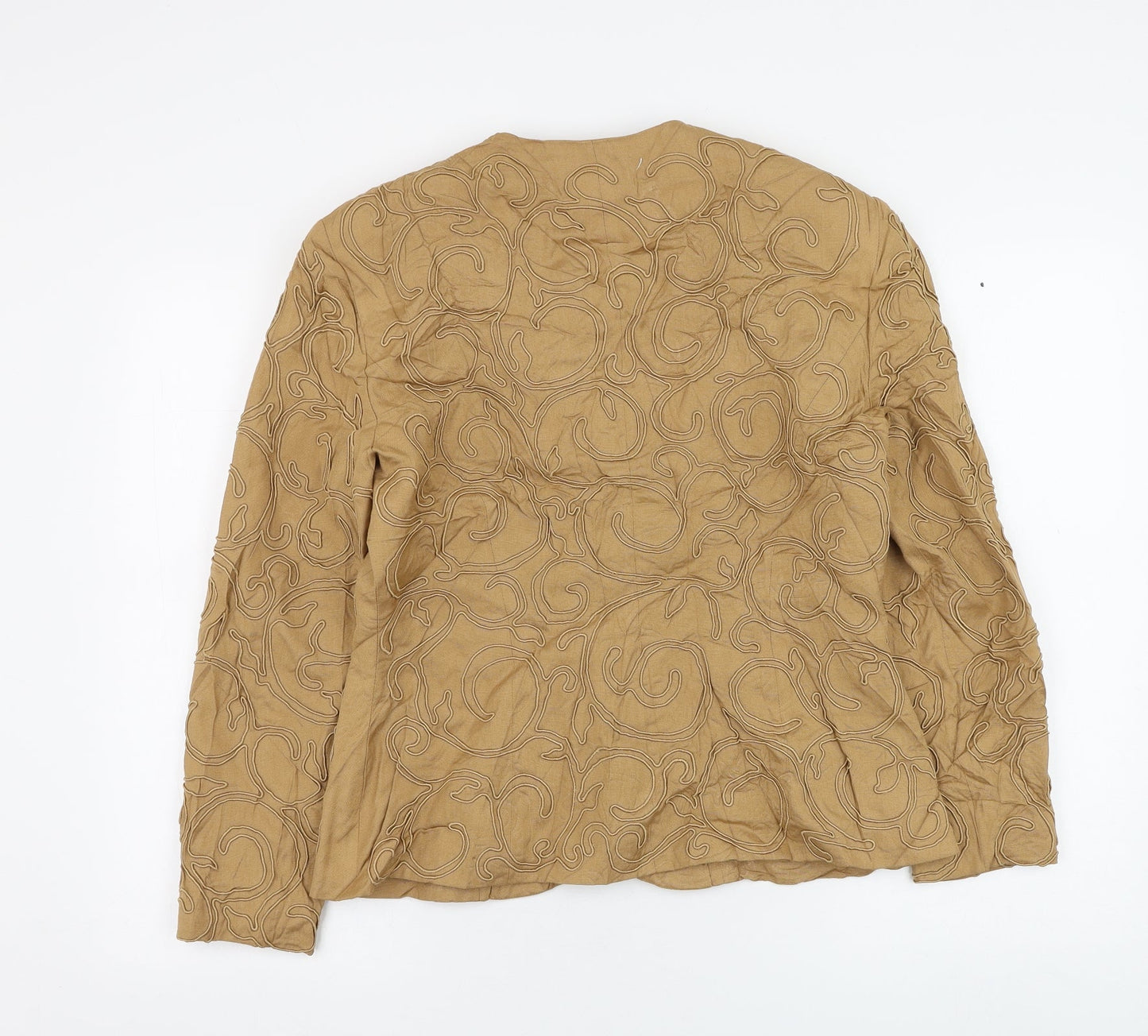 Medici Womens Brown   Jacket Blazer Size 16  Button