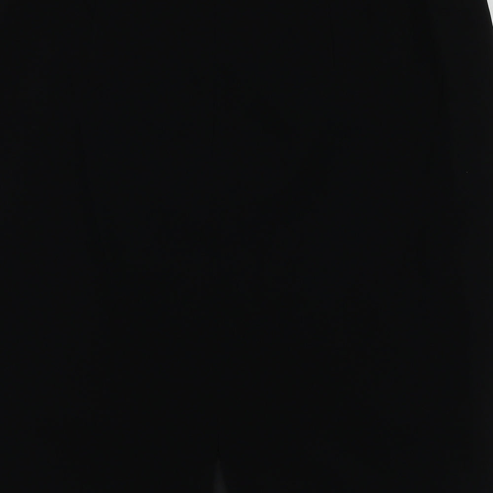 Basler Womens Black  Polyester A-Line Skirt Size 16