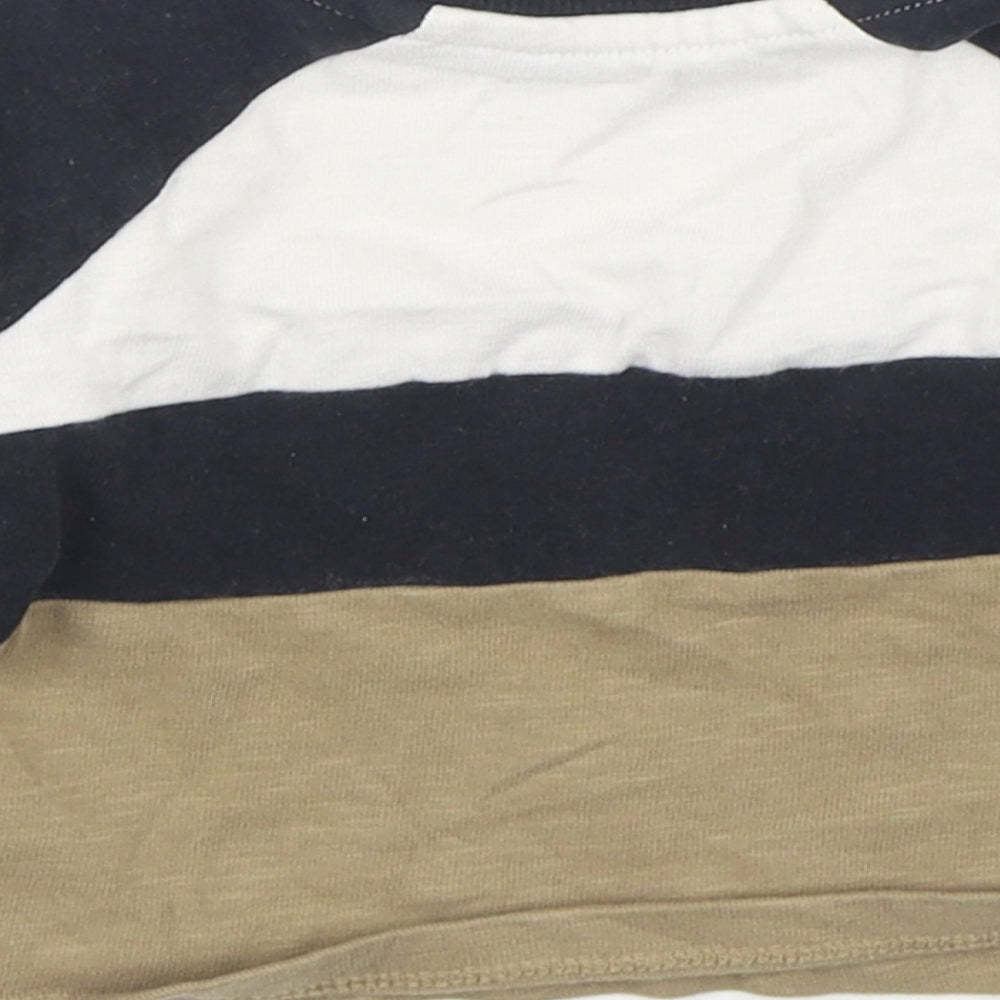 NEXT Boys Beige  100% Cotton Pullover Jumper Size 3-6 Months  Pullover