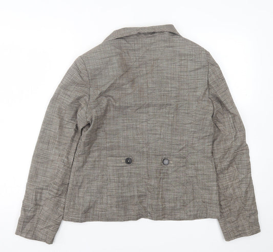 Marcona Womens Brown   Jacket Blazer Size 14  Button