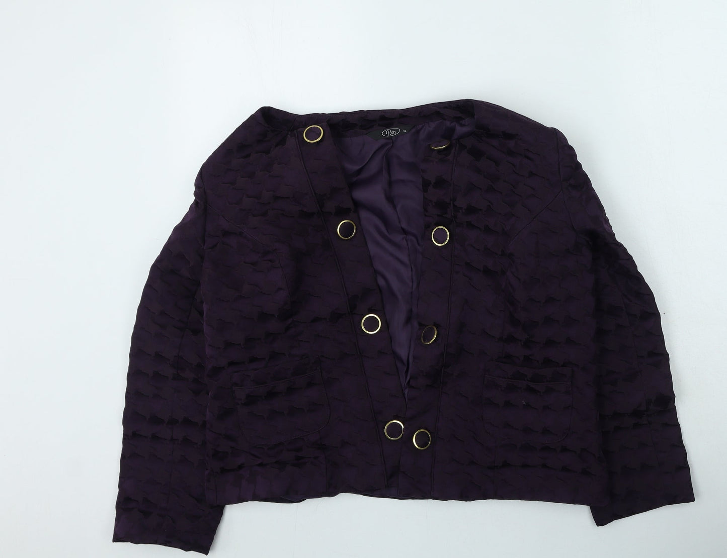 Bonmarché Womens Purple   Jacket  Size 16