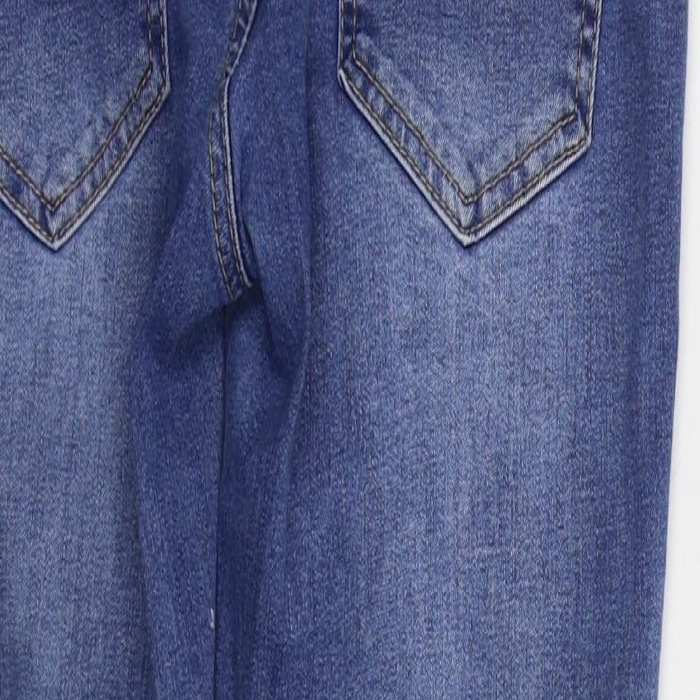 SheIn Womens Black  Cotton Skinny Jeans Size M L27 in Regular Button