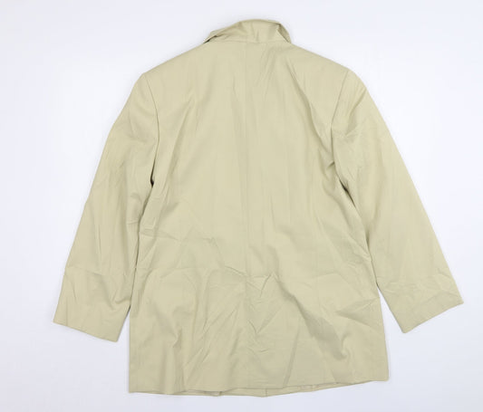 Vestino Womens Beige  Polyester Jacket Suit Jacket Size 16
