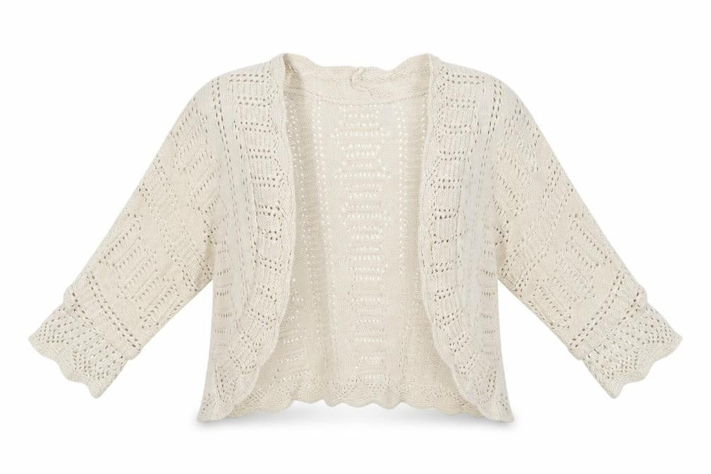 In Front Clothing Womens Beige V-Neck  Cotton Cardigan Jumper Size S