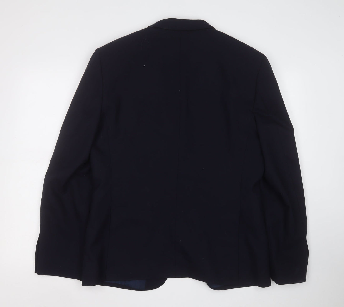 Marks and Spencer Mens Blue Wool Jacket Suit Jacket Size 42