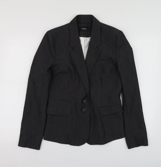 NEXT Womens Grey  Polyester Jacket Suit Jacket Size 12