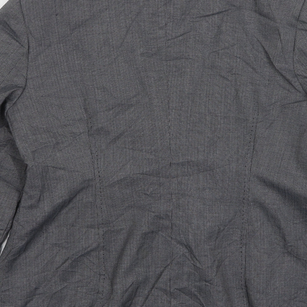 NEXT Womens Grey  Polyester Jacket Suit Jacket Size 16