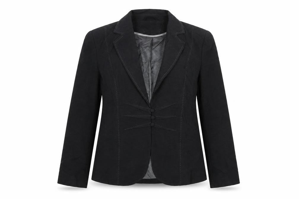 Marks and Spencer Womens Grey  Polyester Jacket Suit Jacket Size 12